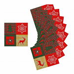 Салфетки бумажные новогодние "Новый год", 33 х 33 см, набор 20 шт.