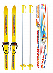Лыжи детские «Вираж-спорт» с палками, длина лыж/палок 100/100см