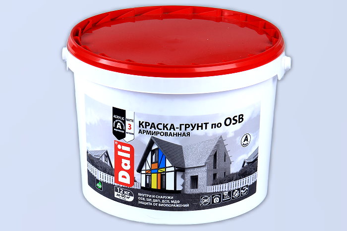 Грунт краска. Dali® краска-грунт по OSB. Краска Dali по OSB база а. Краска резиновая 