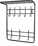 Вешалка настенная с полкой 600х745х250мм (8 крючков)