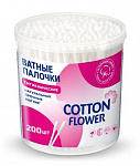 Ватные палочки Cotton Flower в банке 200шт